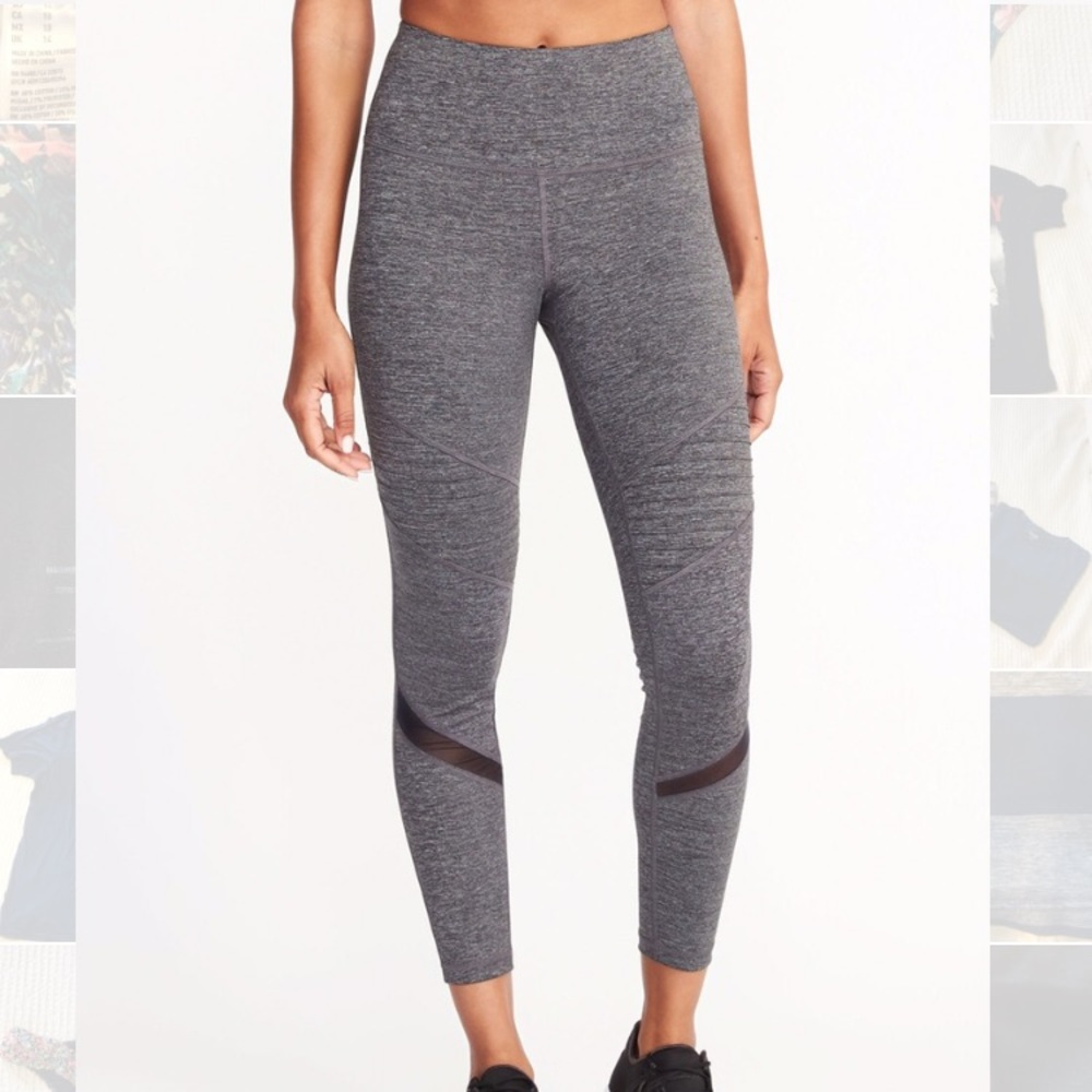 Gray compression leggings old navy Medium